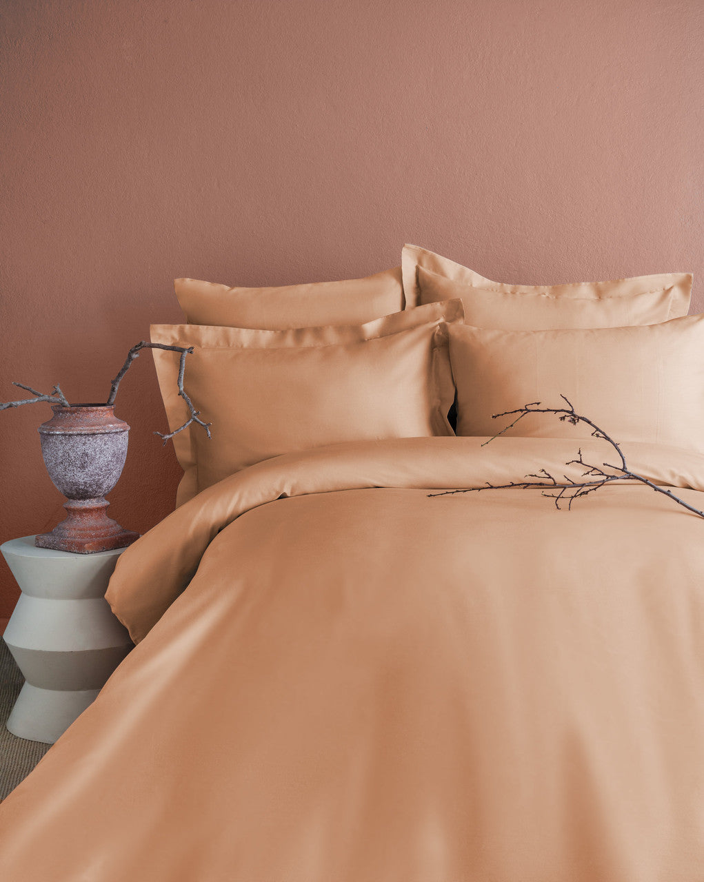 Simply Satin Blush - Rafinament Unicolor În Rozul Somonului