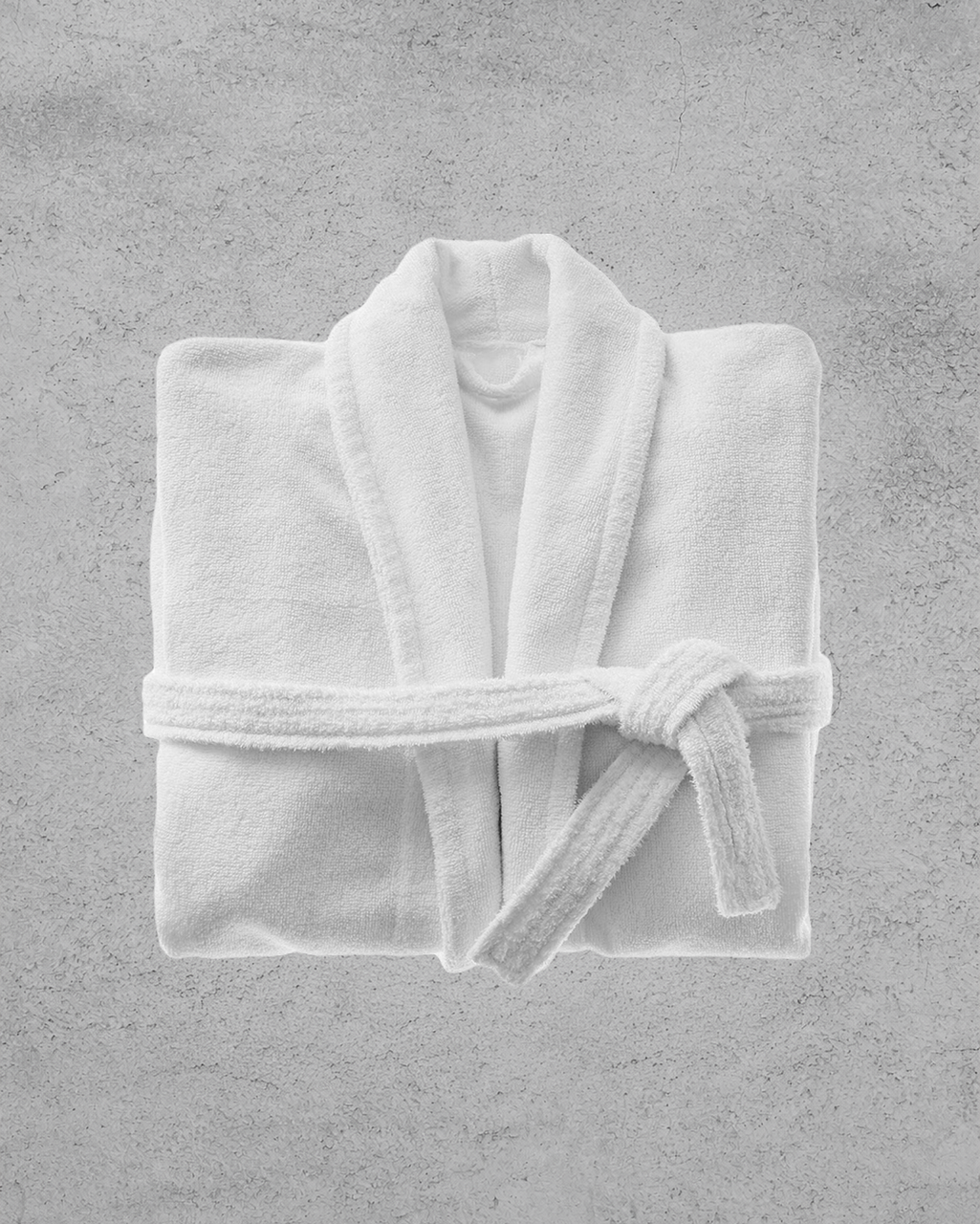 Halat de baie unisex, alb